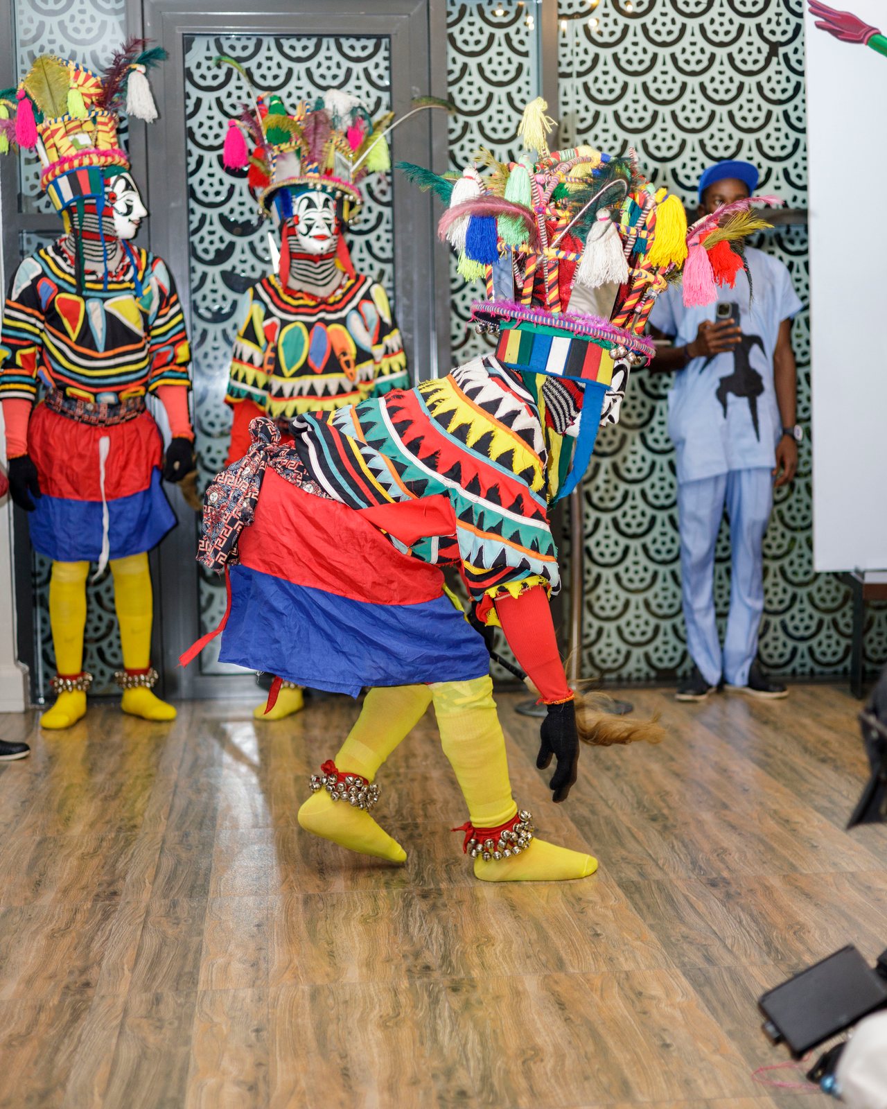 The Agbogho Mmuo dances &mdash; Embodied Spirits opening, Gaia Africa Club, Lagos