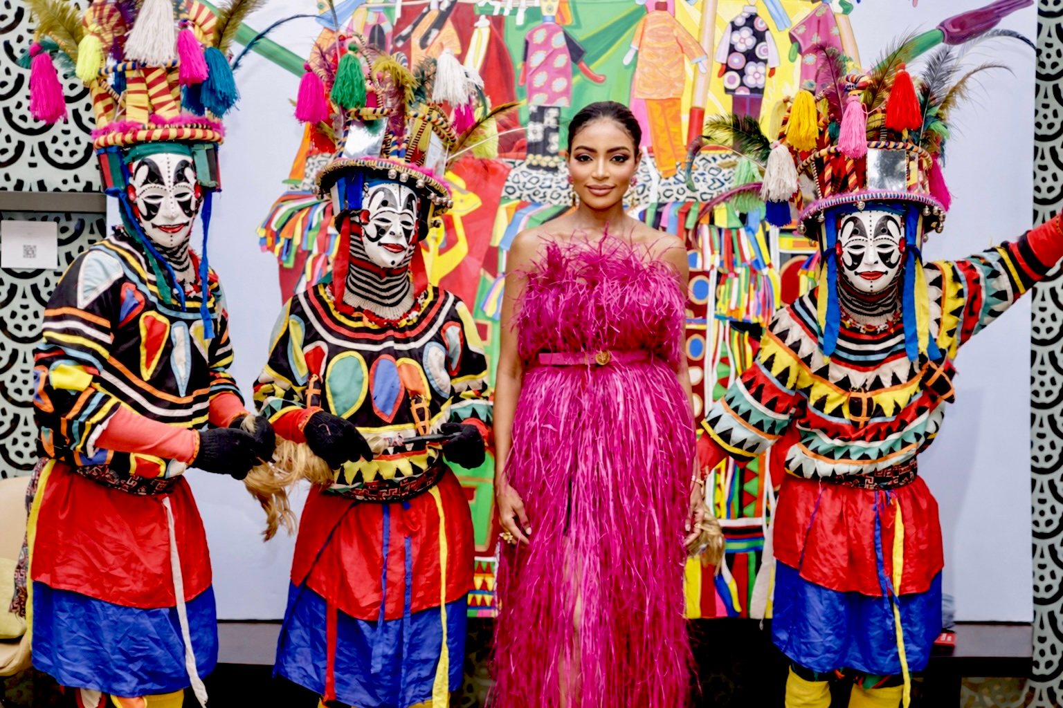 REWA with the Agbogho Mmuo &mdash; Embodied Spirits opening, Gaia Africa Club, Lagos