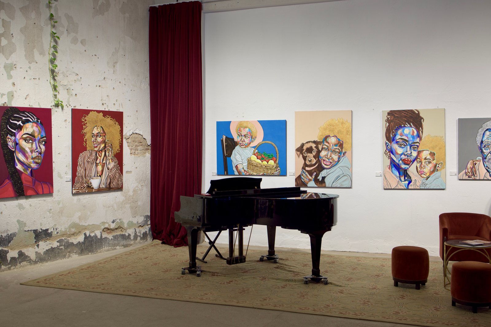 The gallery, hung — ngala kwesili: Pride Within, OOA Gallery, Madrid