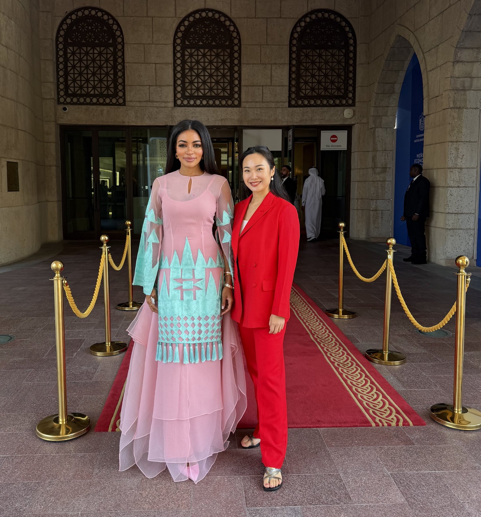 REWA and Angelle Siyang-Le at the Annual Meeting of Global Future Leaders, Dubai
